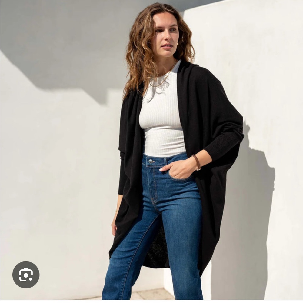 NWT MERSEA CARDIGAN duster small $180 cashmere blend $198